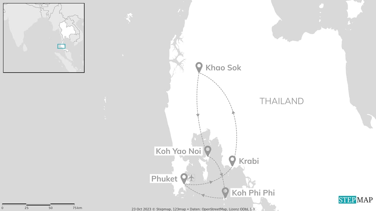 Explore Thailand: Jungle meets Koh Yao Noi and Koh Phi Phi