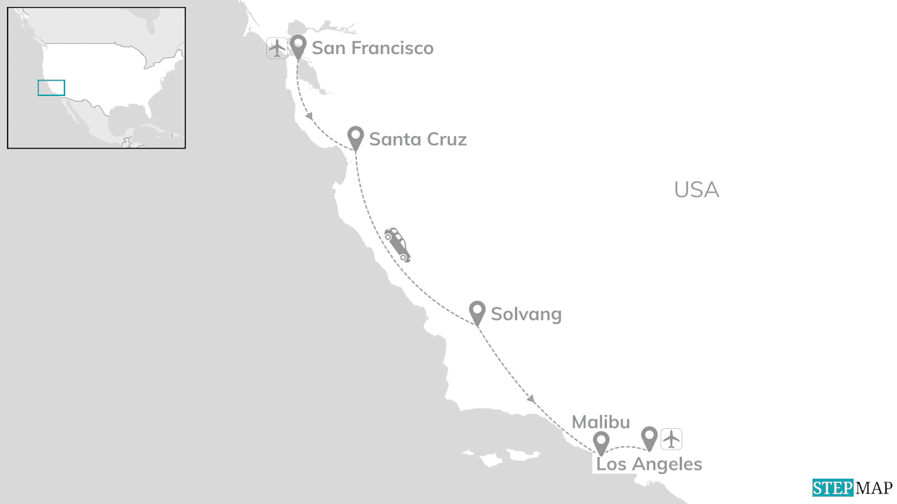 California road trip: Golden Gate meets Hollywood Hills