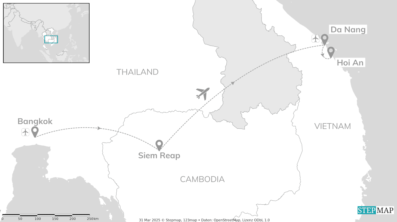 Thailand, Cambodia and Vietnam: From tempel vibes to beach stays