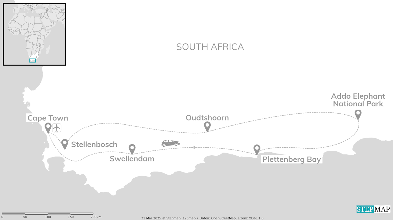 South Africa Garden Route: Road trip, waves and wildlife