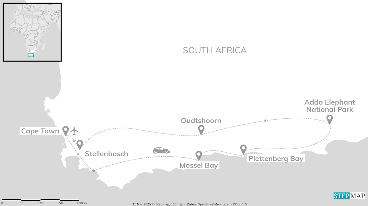 Explore South Africa: Garden Route to wilderness