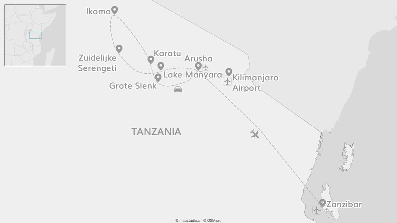 Tanzania: Serengeti, safari, Zanzibar!