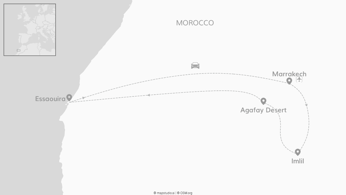 Morocco road trip: Souks, surf and desert glamping