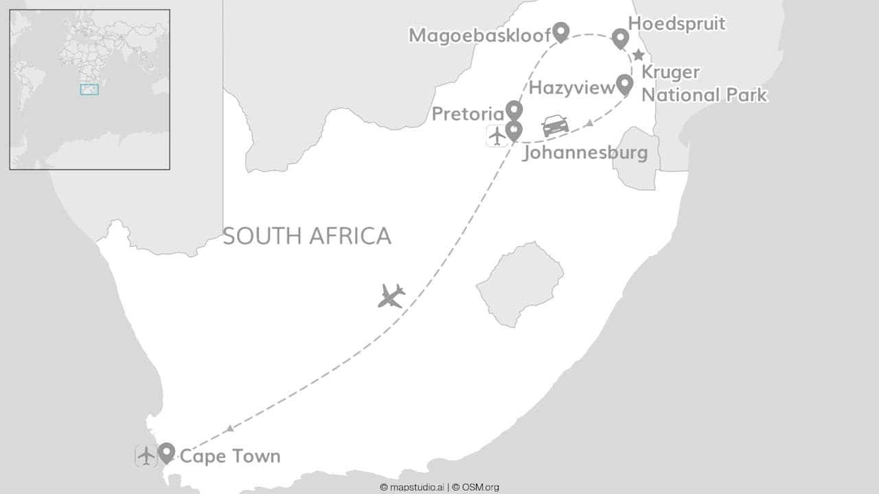 South Africa road trip: Wild Kruger and Cape Town