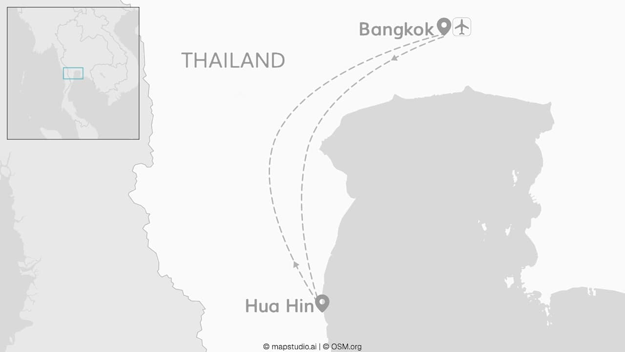 Bangkok and Hua Hin: Temples, tuk-tuks, beaches!