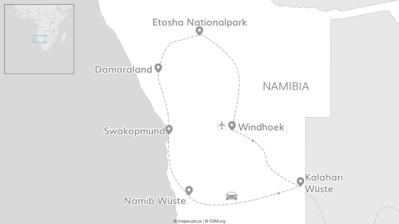 Namibia Roadtrip: Wild Dunes & Wilder Views